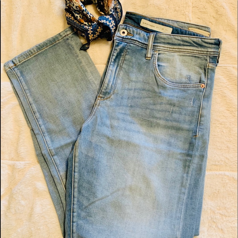 Anthropologie Pilcro Slim Boyfriend 32 Tall